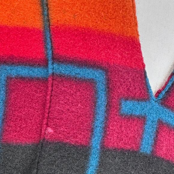 El Paso Southwestern Fleece Hoodie Men’s Large Multi Aztec Long Sleeve Pullover - Picture 10 of 10